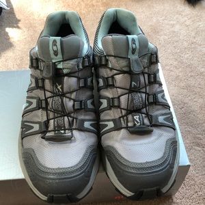 Salomon XACOMP7 trail shoes.